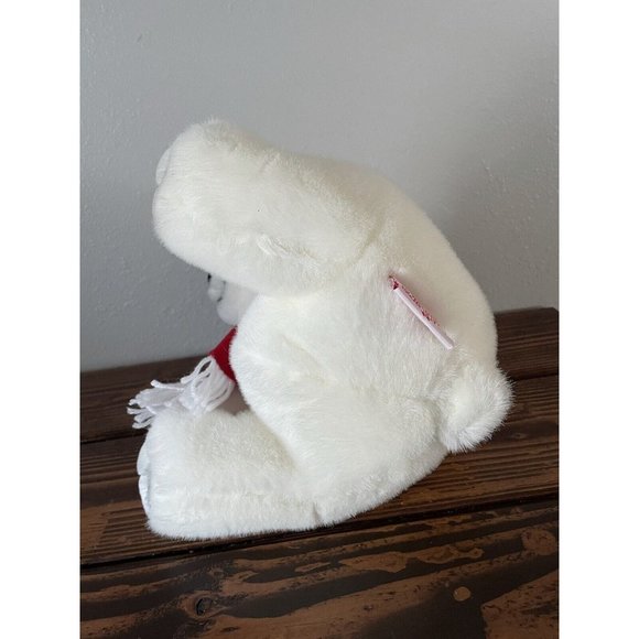 NWT Vintage 1993 Dakin Coca Cola Polar Bear w/ Scarf Plush, 11” - Picture 6 of 10